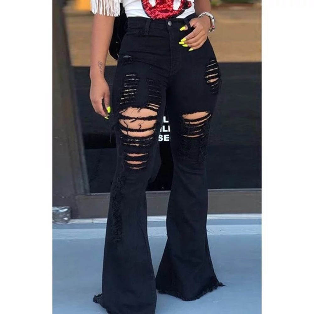 Black bell bottom Jeans